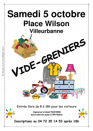 Vide grenier du Téléthonkin