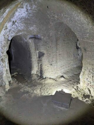 Découverte du souterrain médiéval de la Bauthe Haute