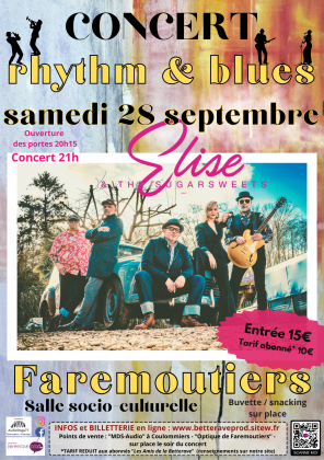 Concert rhythm & blues ELISE & THE SUGARSWEETS