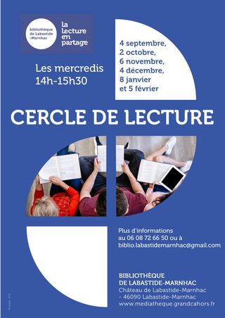 Cercle de lecture à la bibliothèque de Labastide-Marnhac