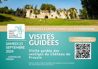 Visites guidées des vestiges du Château de Fressin