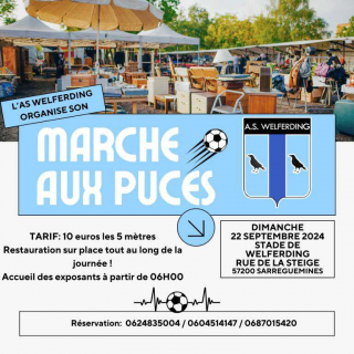 L'AS WELFERDING organise son marché aux puces !