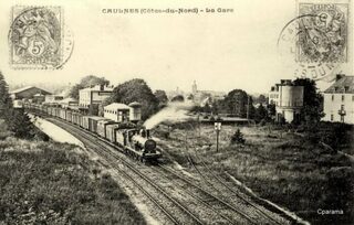 Exposition sur la gare de Caulnes