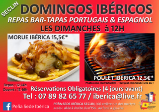 Domingos ibéricos : Repas Spectacle Bar Tapas Hauts de France