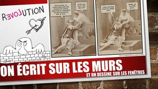 On écrit sur les murs et on dessine sur les fenêtres