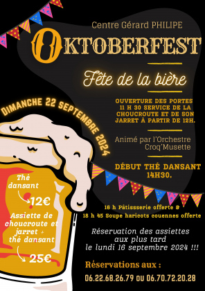 Fete de la biere "oktoberfest"