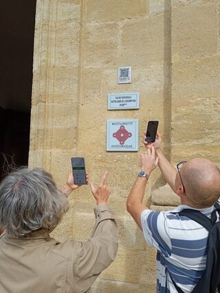 Inauguration des plaques Patrimoine de la chapelle Saint-Michel et du lavoir Lou