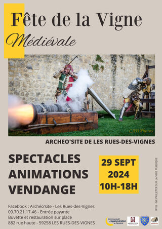 Fête de la Vigne Médievale à l'Archéo'site