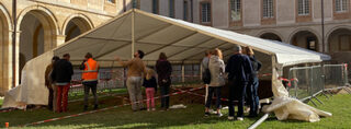 Rencontre avec les archéologues du chantier de fouilles de l'abbaye de Cluny