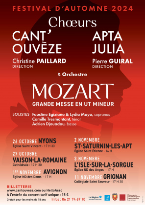 Grande messe en Ut mineur de Mozart