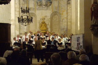 Concert dans l'église de Lavinadière