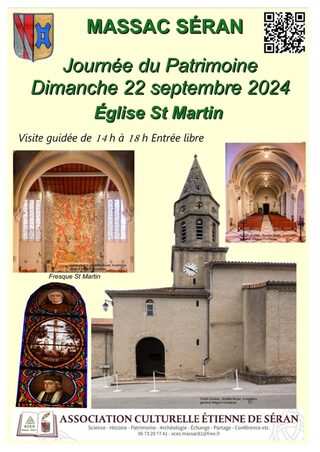 Visite guidée de l'église Saint-Martin à Massac-Séran