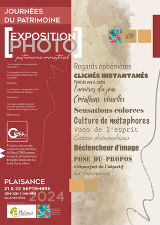 Exposition photographique sur le patrimoine immatériel