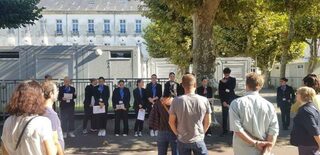 Visite du lycée Paul-Bert : « un lieu chargé d'histoire »