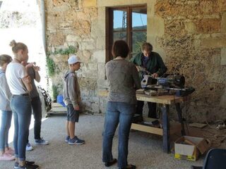 Atelier et démonstration de tournage sur bois