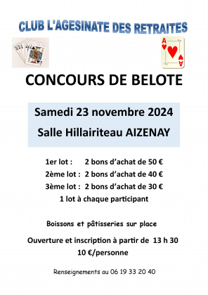 Concours de belote