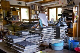 Visite guidée des ateliers d'imprimerie de La Métairie Bruyère