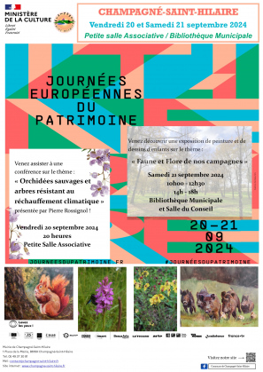 Exposition de peinture sur le thème « Faune et flore de nos campagnes"