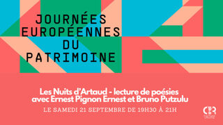 Conférence : Les Nuits d’Artaud avec Ernest Pignon Ernest et Bruno Putzulu