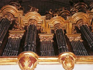 Répétition d'orgue, trompette et percussion à l'église de Cintegabelle