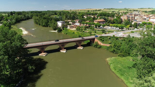 Projection : « Auterive vue du ciel »