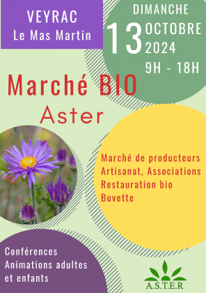 Marché bio Aster