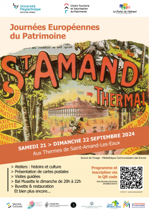 Journées Européennes du Patrimoine aux Thermes de Saint-Amand-Les-Eaux