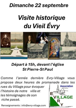 Visite historique du vieil Evry