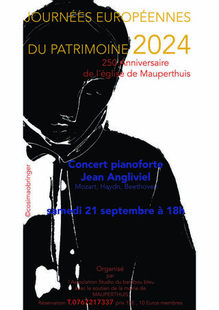 Concert de pianoforte par Jean Angliviel