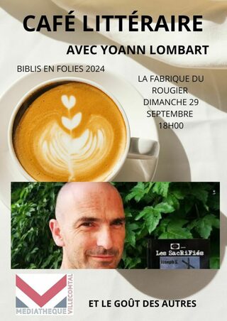 Café littéraire Polar avec Yoann Lombart