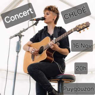 Chloé en concert le 16 novembre à Puygouzon