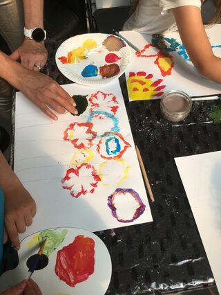 Atelier familles - Empreintes / à la galerie de Rohan