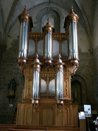 Audition et visite de l'orgue de l'église abbatiale Saint-André Saint-Léger