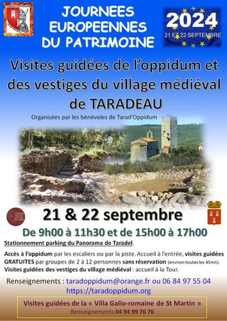 Visites guidées des sites archéologiques de Taradeau