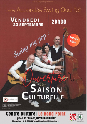 Les Accordés Swing 4tet / Centre culturel Le Rond-Point