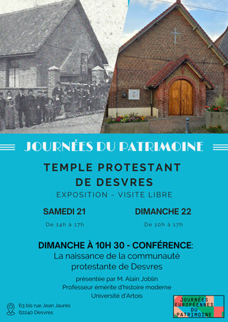 Visite libre et exposition du Temple Protestant - Conférence