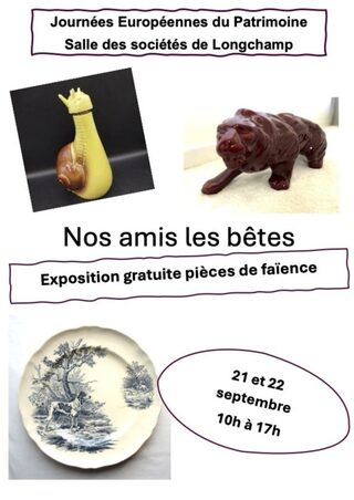 Exposition de faïence « Nos amis les bêtes »