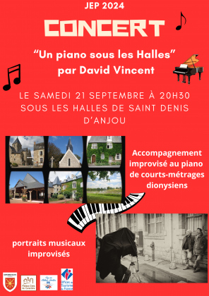 Concert au piano sous les Halles