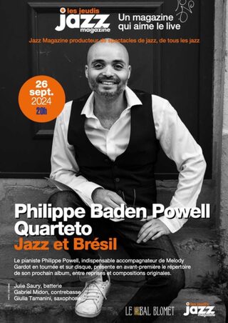 PHILIPPE BADEN POWELL QUARTETO – LES CONCERTS JAZZ MAGAZINE