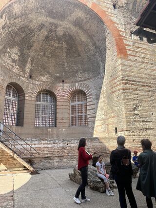 Visite flash des thermes de Constantin