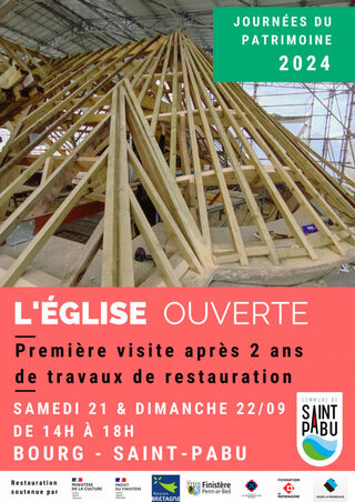 Visite exceptionnelle de l'église Saint-Tugdual en restauration