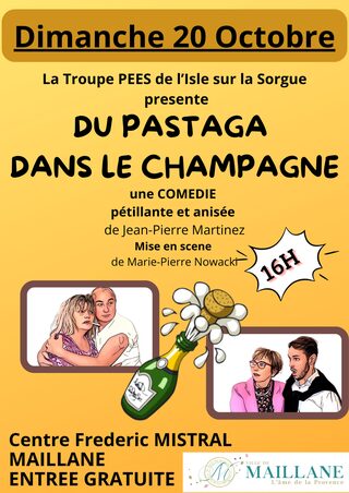 Du pastaga dans le champagne