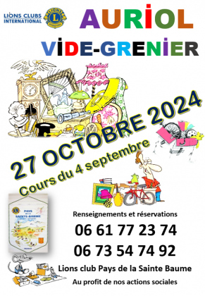 Vide-greniers du Lions Club Pays de la Ste Baume