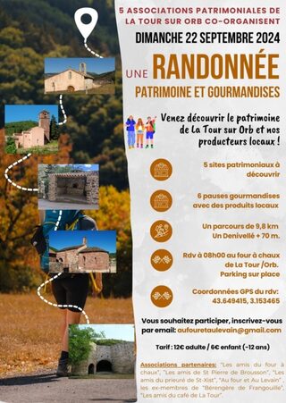 Randonnée « Patrimoine et Gourmandises »