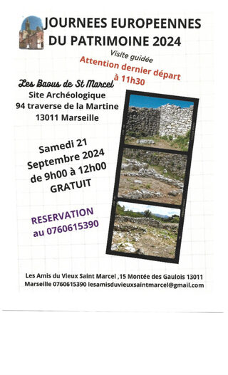 Visite des Baou de Saint Marcel