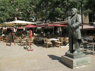 La place Jean-Jaurès, d'hier à aujourd'hui