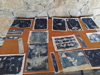 Atelier cyanotype