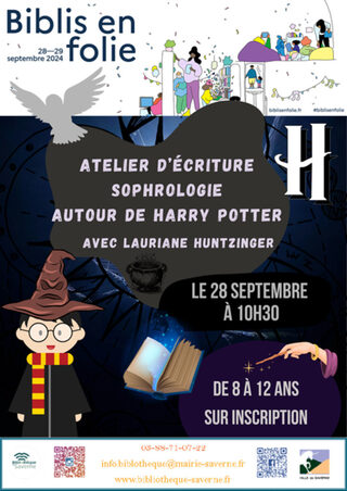 Atelier d'écriture - sophrologie spécial Harry Potter