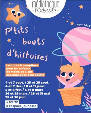 P'tis bouts d'histoires : heure du conte pour les bébés