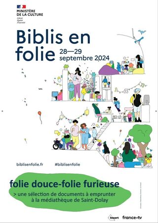 Folie douce - Folie furieuse : une sélection de documents à emprunter